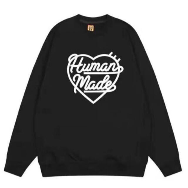 HUMAN MADEヒューマンメイドHEART L/S T-SHIRT　黒 XL