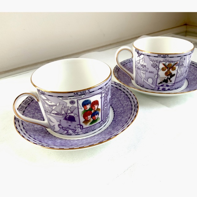 WEDGWOOD - ウェッジウッド ミレニアム カップ&ソーサー ペアセットの