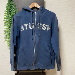 ビタミンカラーのハーモニー STUSSY ステューシー パーカー ブルー L