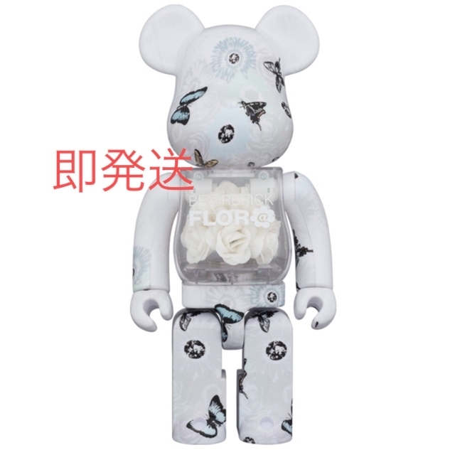 BE@RBRICK FLOR@ #2 White 400％