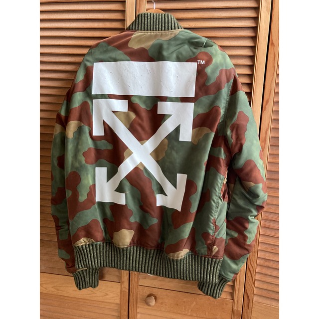 off-white 迷彩 ボンバージャケット S | ruspetsnaz.ru