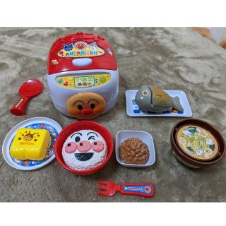 アンパンマンおしゃべりすいはんきと元気100ばい和食セット(知育玩具)
