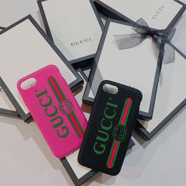 Gucci(グッチ)の新品 GUCCI iPhone7 iPhone8 iPhoneSE ケース スマホ/家電/カメラのスマホアクセサリー(iPhoneケース)の商品写真