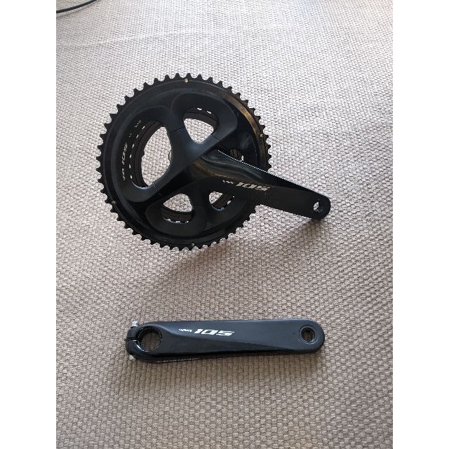 SHIMANO 105 クランクセット 170mm 52×36T シルバースポーツ/アウトドア