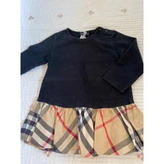 バーバリー(BURBERRY)のバーバリー　チェック　シャツ　チュニック　長袖　90(Tシャツ/カットソー)