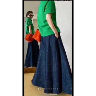 ビューティアンドユースユナイテッドアローズ(BEAUTY&YOUTH UNITED ARROWS)の新品・未使用☆【ch!iii】チー Chiiii FLARE SKIRT(36)(ロングスカート)