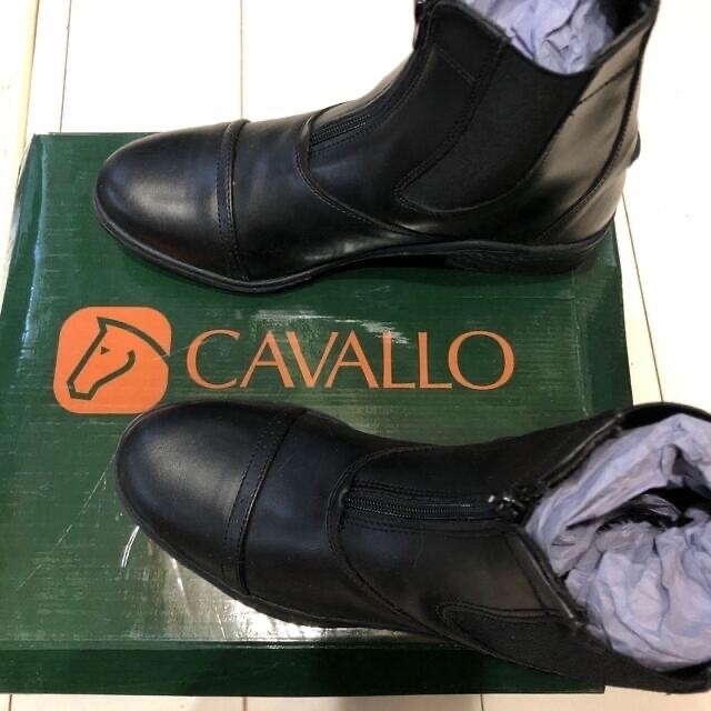 乗馬⭐️ショートブーツ⭐️黒⭐️未使用⭐️CAVALLO スポーツ/アウトドアのスポーツ/アウトドア その他(その他)の商品写真