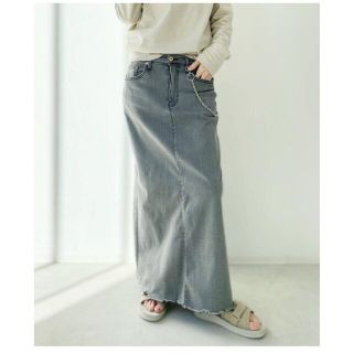 アパルトモンドゥーズィエムクラス(L'Appartement DEUXIEME CLASSE)のL'Appartement【GOOD GRIEF】DENIM LONGスカート(ロングスカート)