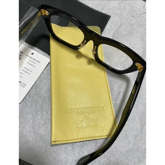 新品・未使用☆【ChiiiixKANEKOxBY GLASS】ブラック www