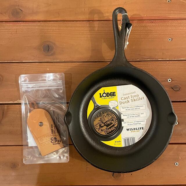 新品/未使用】LODGE(ロッジ)スキレット 8inch 20.3cm カモ柄 ks7.cl