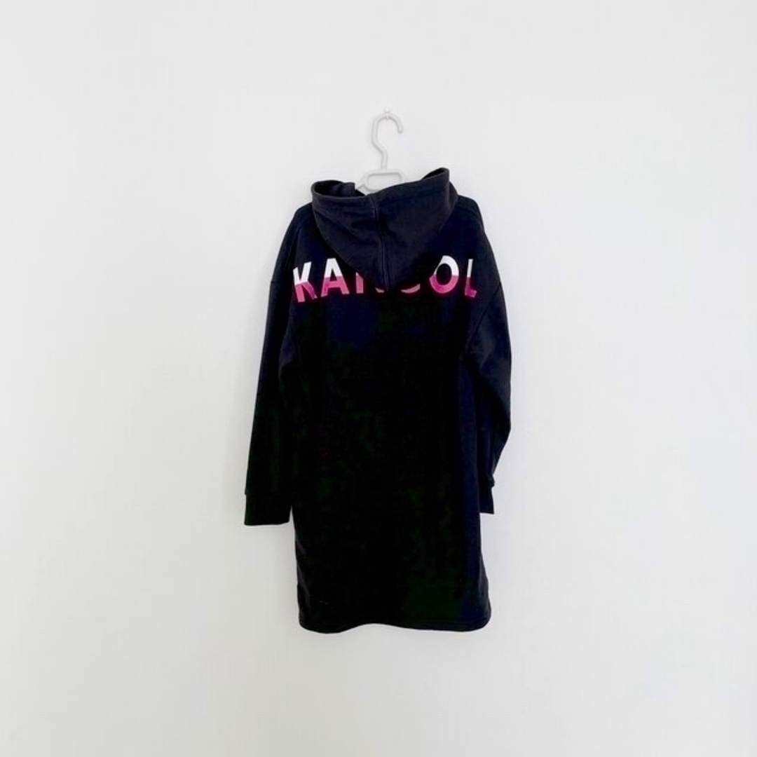 KANGOL(カンゴール)の《Kangol 》フード付きロング丈トレーナー  サイズ130 キッズ/ベビー/マタニティのキッズ服女の子用(90cm~)(Tシャツ/カットソー)の商品写真