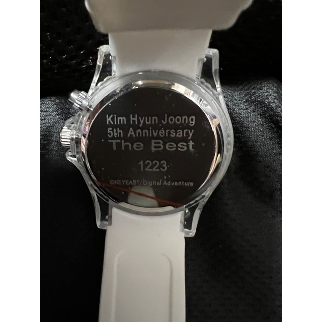 キム・ヒョンジュン FC限定 腕時計 シリアルナンバー入り レディースのファッション小物(腕時計)の商品写真