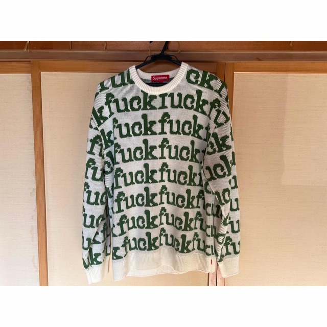 Supreme Fuck sweater S ホワイト - ニット/セーター