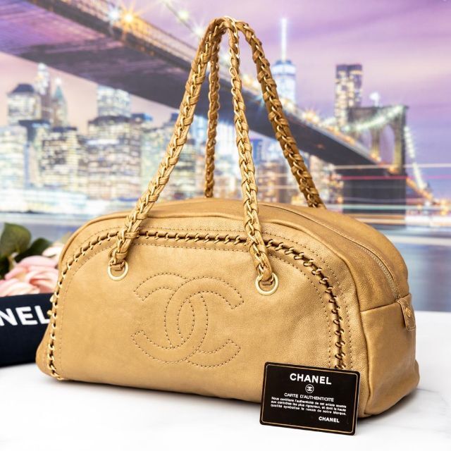 CHANEL シャネル【正規品】美品 超レア バッグ デカココ ラグジュアリー-