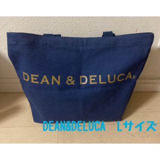 ディーンアンドデルーカ(DEAN & DELUCA)の新品　DEAN&DELUCA　ディーン＆デルーカ　トートバック　ネイビー　L(トートバッグ)