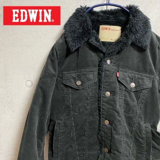 エドウィン(EDWIN)の【sousou様専用】503 ボタンジャケット　古着　メンズLサイズ　黒(Gジャン/デニムジャケット)