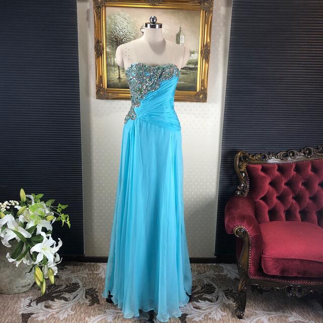 新品☆花柄Aラインロングドレス演奏会ステージパティーキャバ嬢ナイト
