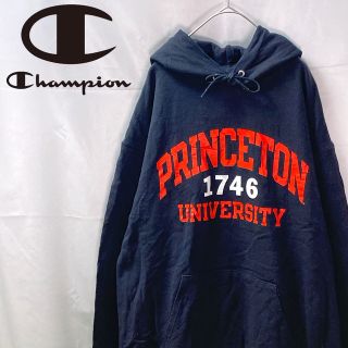 チャンピオン(Champion)のChampion チャンピオン パーカー ブラック XL 裏起毛 カレッジ(パーカー)