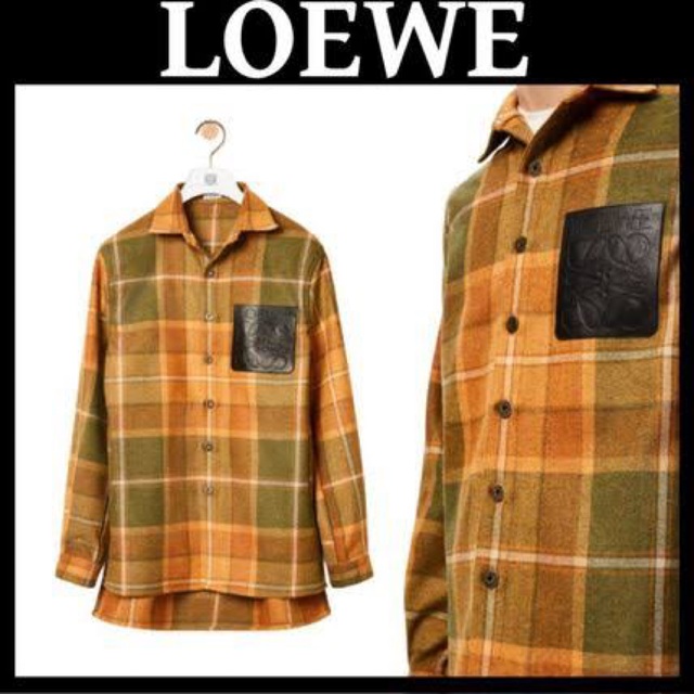 LOEWE ロエベ オーバーシャツ アナグラム オーバーシャツ 39