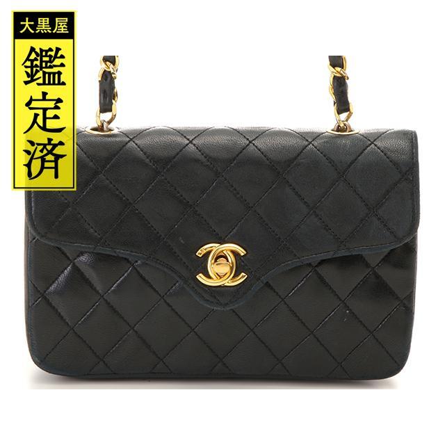 CHANEL - CHANEL　マトラッセチェーンショルダーバッグ　ラムスキン【430】