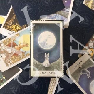うさぎ　ウサギ　兎　月　タロットカード　オラクル 占星術　占い　ルナラパン　入門(その他)