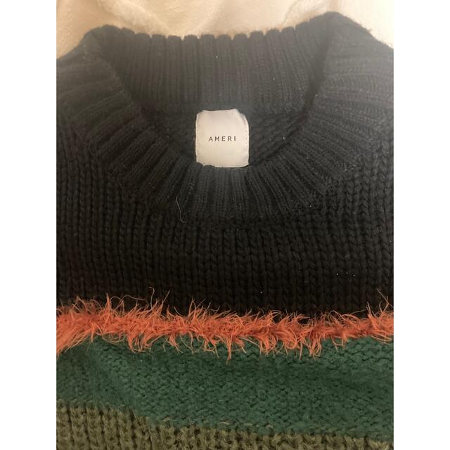 Ameri VINTAGE(アメリヴィンテージ)の【Ameri Vintage】VARIOUS COLORKNIT 完売商品 レディースのワンピース(ひざ丈ワンピース)の商品写真