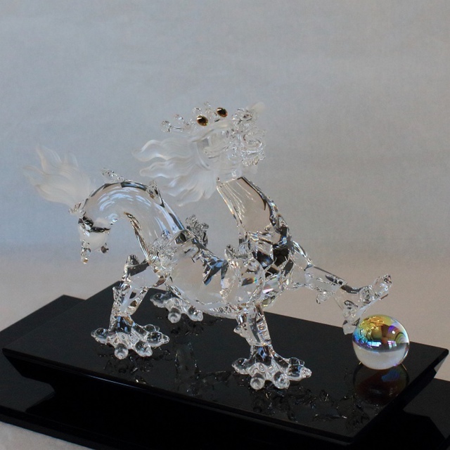 スワロフスキー SWAROVSKI ☆新品同様☆ドラゴン クリスタル 置物 スワロフスキー SWAROVSKI ☆新品同様☆ドラゴン クリスタル 置物