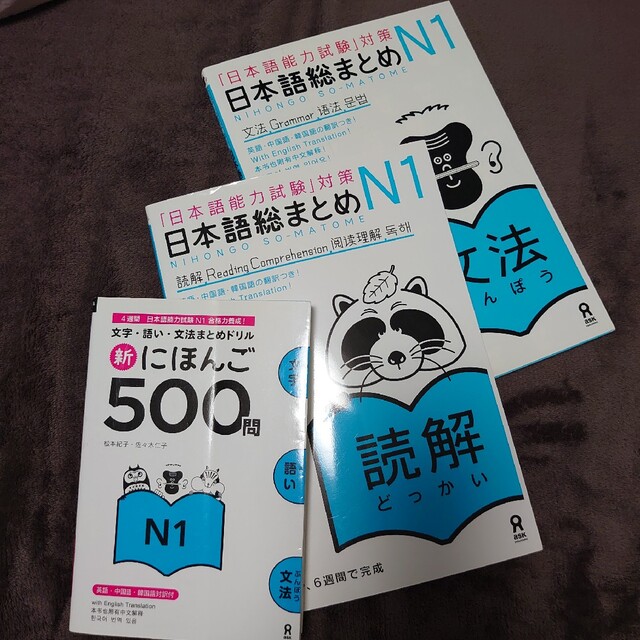 「日本語能力試験」対策 日本語総まとめ N1 文法 読解　500問 エンタメ/ホビーの本(資格/検定)の商品写真