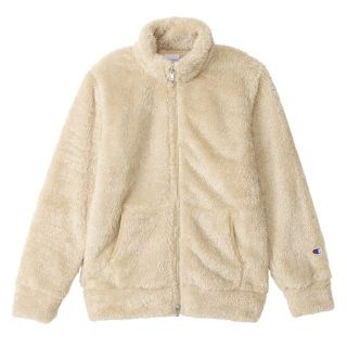 チャンピオン(Champion)のチャンピオン 女性 モコモコ ボアフリース 温かい スタンド ジャケット(ブルゾン)