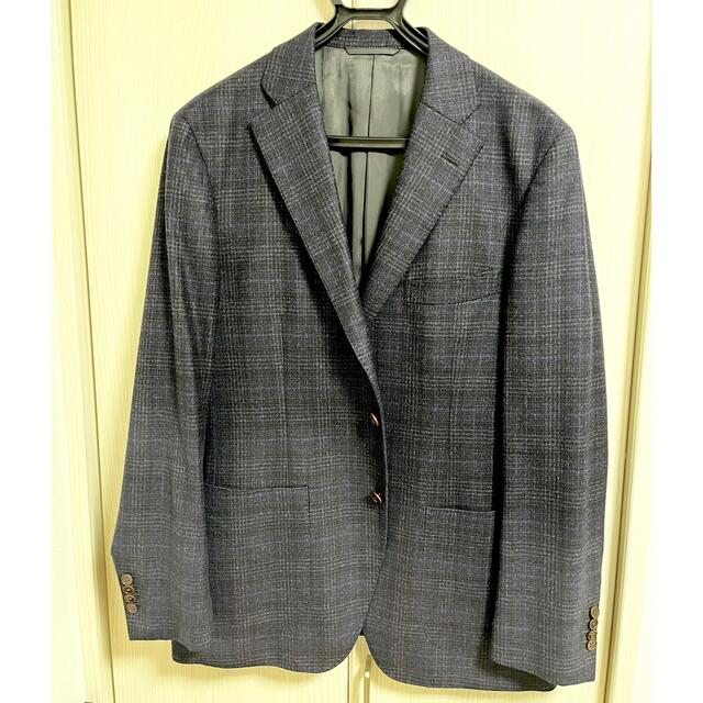 THE SUIT COMPANY - スーツカンパニー REDAジャケット 紫チェック 180