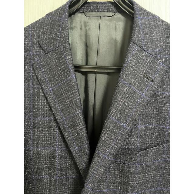 THE SUIT COMPANY - スーツカンパニー REDAジャケット 紫チェック 180