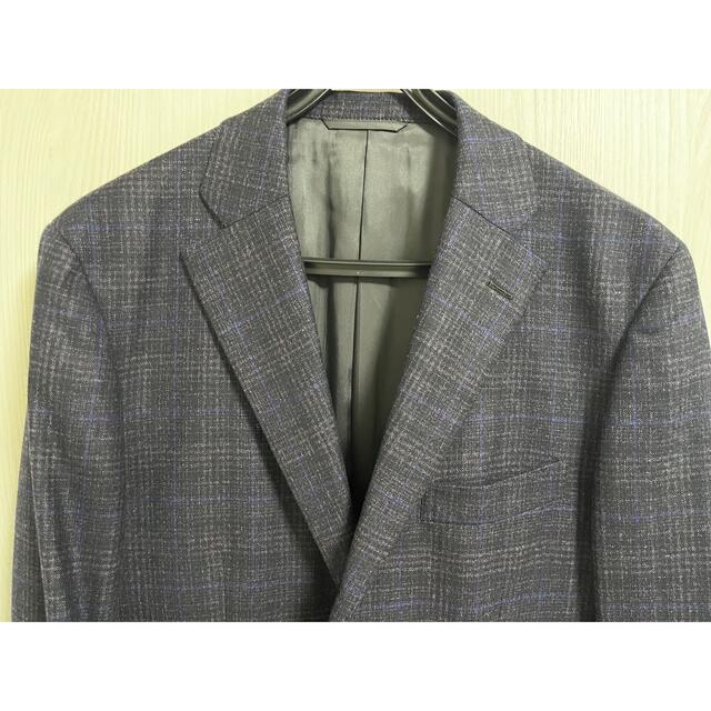 THE SUIT COMPANY - スーツカンパニー REDAジャケット 紫チェック 180