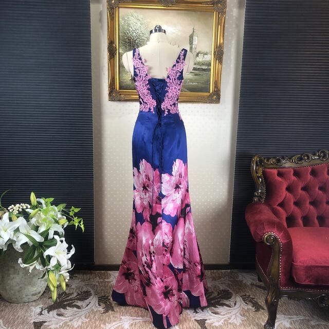 新品未使用【ROBE de FLEURS Glossy】キャバ　ロングドレス