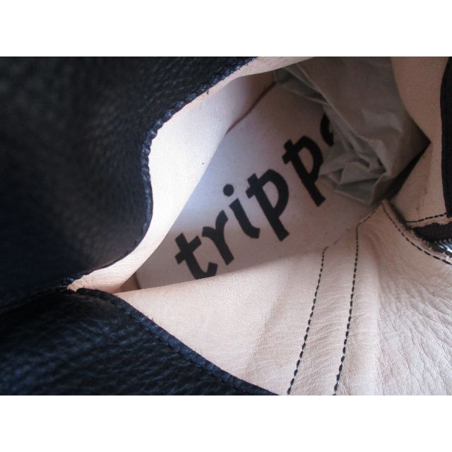 未使用◆Trippen◆DEER　サイドジップショートブーツ　サイズ39 7
