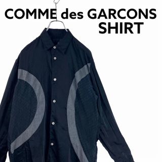 コムデギャルソン(COMME des GARCONS)の【廃盤】コムデギャルソンシャツ アシンメトリー サークル シャツ メンズ S 黒(シャツ)