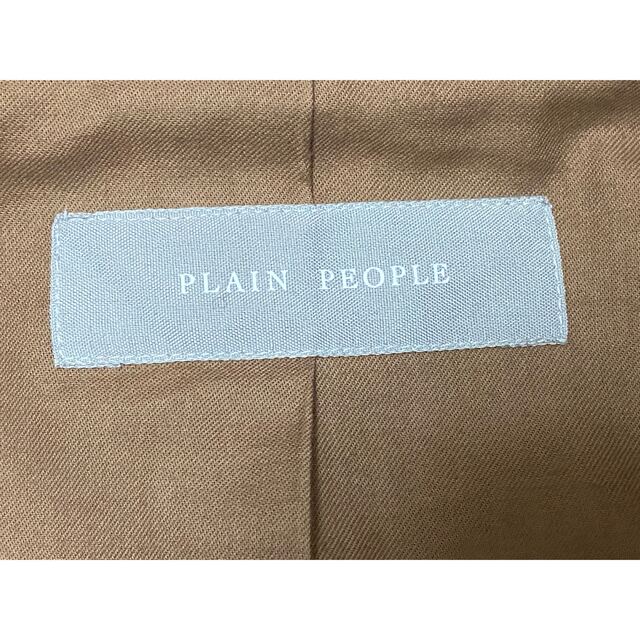 PLAIN PEOPLE ボアロングジレ コート ブラウン9