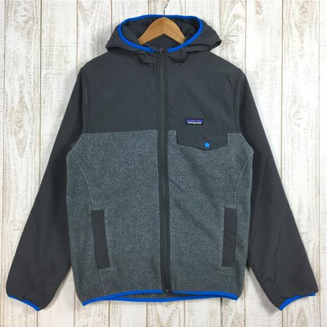 MENs S  パタゴニア シェルドシンチラ スナップT フーディ SHELLED SYNCHILLA SNAP-T HOODY フリース ジャケット PATAGONIA 25470 NKFG Nickel / Forge Grey グレー系