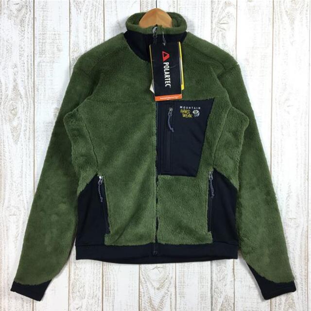 MENs S マウンテンハードウェア モンキーマン ジャケット MONKEYMAN JACKET フリース ポーラテック サーマルプロ モンキーファー  パワーストレッチ デッドストック MOUNTAIN HARDWEAR OM3344 グリーン系 | フリマアプリ ラクマ