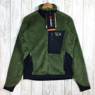 MENs S  マウンテンハードウェア モンキーマン ジャケット MONKEYMAN JACKET フリース ポーラテック サーマルプロ モンキーファー パワーストレッチ デッドストック MOUNTAIN HARDWEAR OM3344 グリーン系(その他)