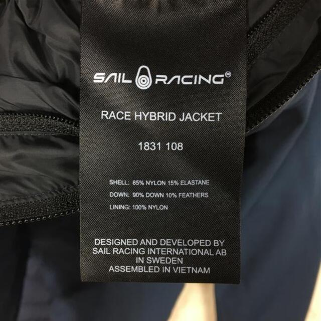 MENs M セイルレーシング レース ハイブリッド ジャケット RACE HYBRID JACKET 800FP ダウン ソフトシェル フリース  SAILRACING 1831 ネイビー系