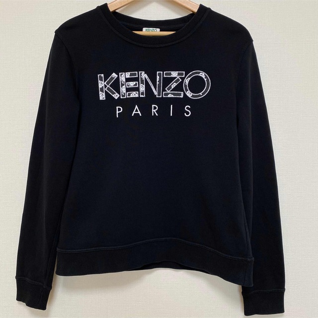 ケンゾー  KENZO ロゴトレーナー レディース ブラック