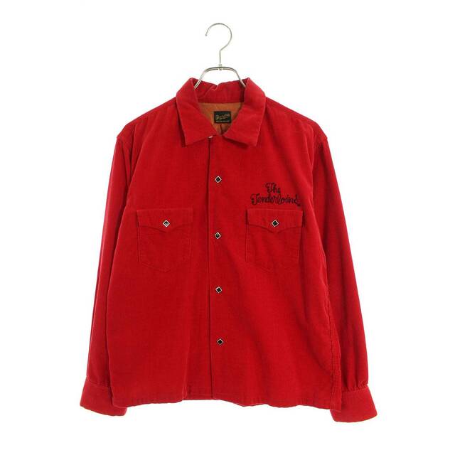テンダーロイン 11AW T-CORDUROY SHT ロゴチェーンステッチ