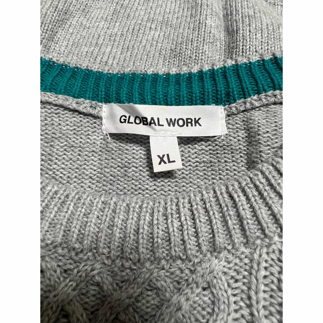 GLOBAL WORK(グローバルワーク)のGLOBAL WORK 綿ニット　キッズXLサイズ キッズ/ベビー/マタニティのキッズ服男の子用(90cm~)(ニット)の商品写真