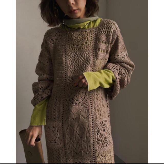 売り尽くし価格 ◇AMERI VINTAGEクロシェニットドレス レディース