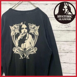 ヒステリックグラマー(HYSTERIC GLAMOUR)のヒステリックグラマー　ビッグロゴ　ヒスガール　長袖ロンT  カットソー　古着(Tシャツ(長袖/七分))