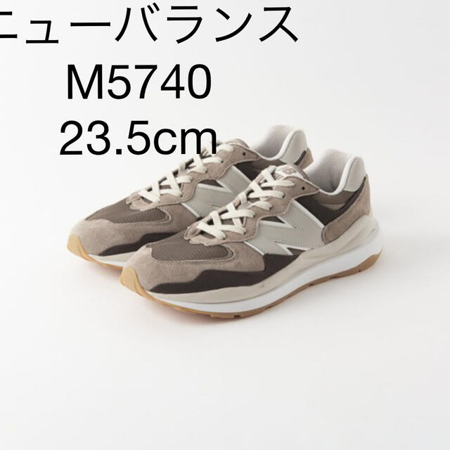 新品未使用　ニューバランス　newbalance M5740 ブラウン　23.5