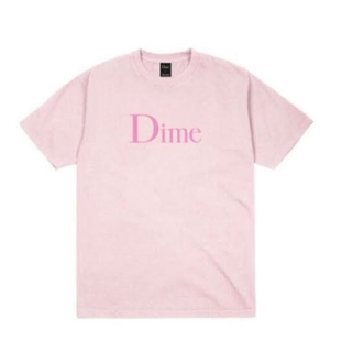 Dime Tシャツ　ピンク　XLサイズ(Tシャツ/カットソー(半袖/袖なし))