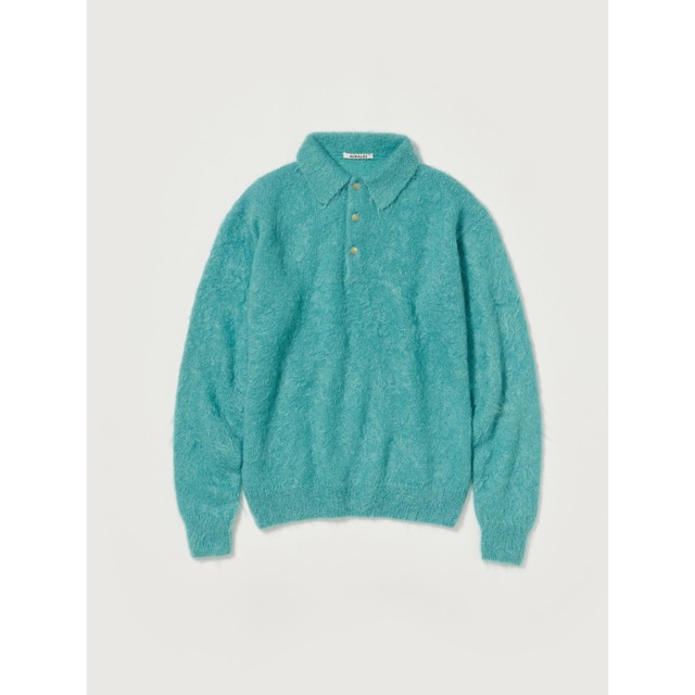 AURALEE - 【値下不可】AURALEE MOHAIR KNIT POLO SIZE 4の通販 by 12/29〜1/3まで発送不可