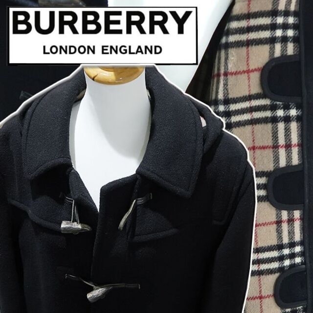 BURBERRY(バーバリー)の美品 BURBERRY LONDON バーバリー メンズ ダッフルコート　ウール メンズのジャケット/アウター(ダッフルコート)の商品写真