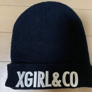 エックスガール(X-girl)のエックスガール　ニット帽(ニット帽/ビーニー)